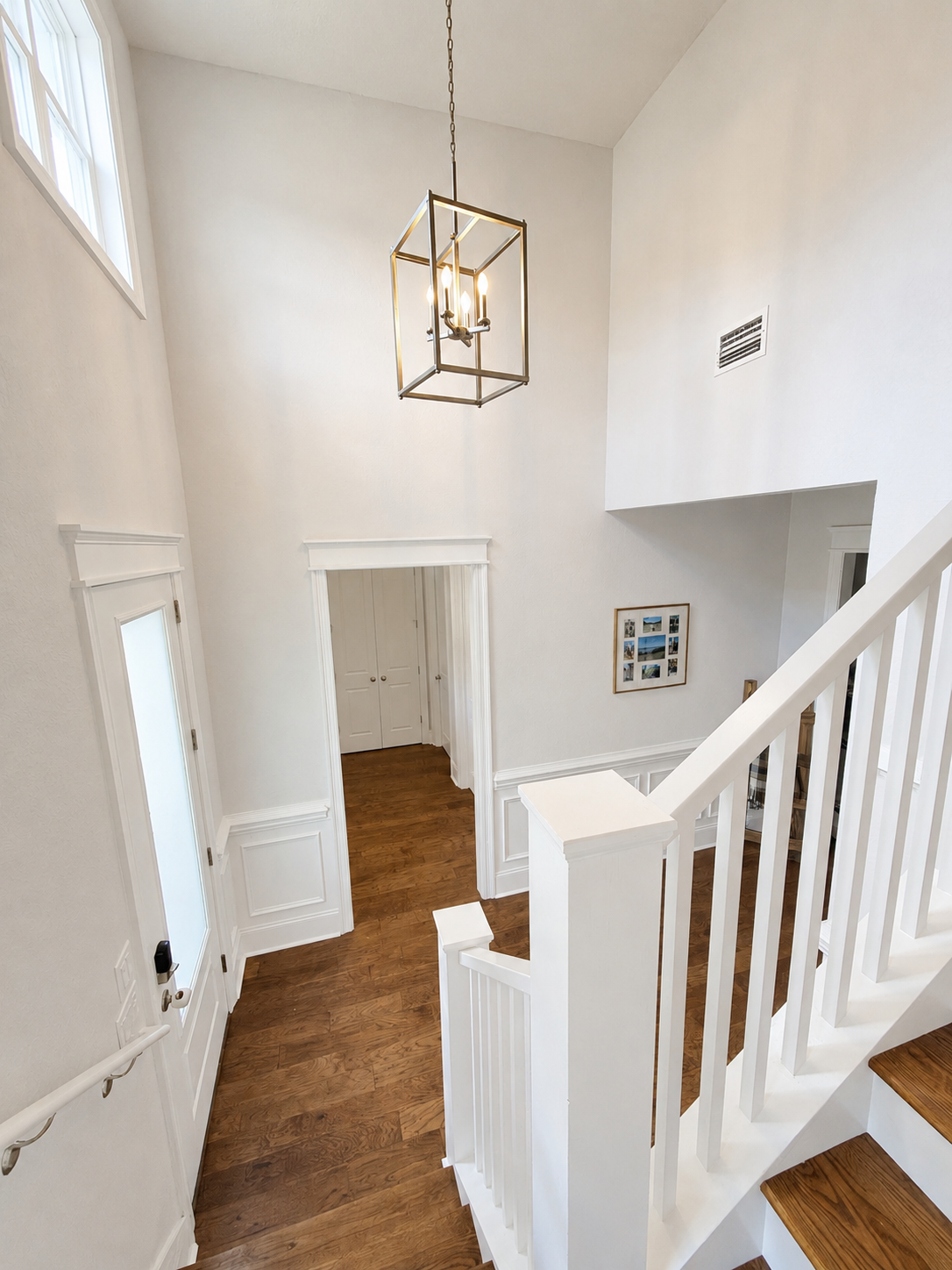 Bright hallway view through the home